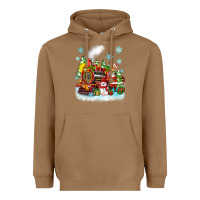 Toasted Coconut christmas polar express santa Heavyweight Hoodie - Zillion Design Studio