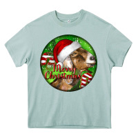 Arona Nubian Goat Christmas Heavy Core Tee - LillyAllenDesigns