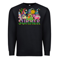 Black hello summer gnome Premium Sweatshirt - texasbilliewilder