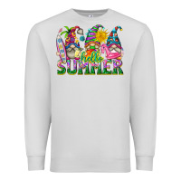 Dove Grey hello summer gnome Premium Sweatshirt - texasbilliewilder
