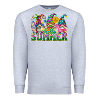 Heather Grey hello summer gnome Premium Sweatshirt - texasbilliewilder