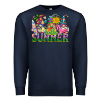 Navy hello summer gnome Premium Sweatshirt - texasbilliewilder