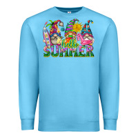 Ocean Blue hello summer gnome Premium Sweatshirt - texasbilliewilder