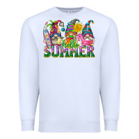 White hello summer gnome Premium Sweatshirt - texasbilliewilder