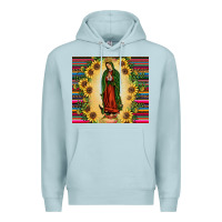 Blue Mist our lady of guadalupe Premium Hoodie - JahusDesignShop