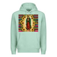Seafoam our lady of guadalupe Premium Hoodie - JahusDesignShop