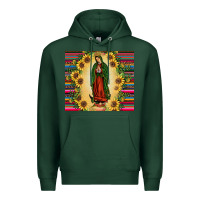 Sports Green our lady of guadalupe Premium Hoodie - JahusDesignShop
