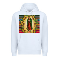 White our lady of guadalupe Premium Hoodie - JahusDesignShop