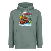 Sage christmas polar express believe Heavyweight Hoodie - Zillion Design Studio