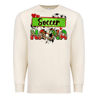 Sandshell soccer nana with leopard Premium Sweatshirt - Zillion Design Studio