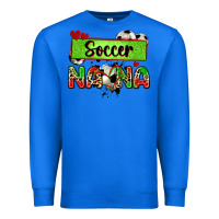True Royal soccer nana with leopard Premium Sweatshirt - Zillion Design Studio