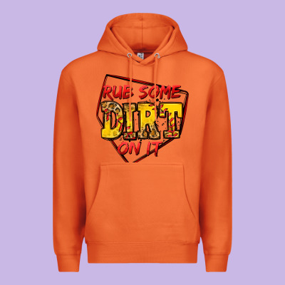 Rub Some Dirt On It Softball Premium Hoodie Designed By Jasminsmagicworld