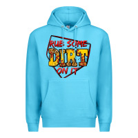 Ocean Blue rub some dirt on it softball Premium Hoodie - Jasminsmagicworld