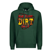 Sports Green rub some dirt on it softball Premium Hoodie - Jasminsmagicworld