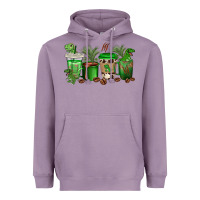 Lavender t  rex coffee cups Heavyweight Hoodie - texasbilliewilder