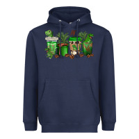 Navy t  rex coffee cups Heavyweight Hoodie - texasbilliewilder