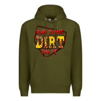 Army Green rub some dirt on it softball Premium Hoodie - Jasminsmagicworld