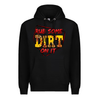 Black rub some dirt on it softball Premium Hoodie - Jasminsmagicworld