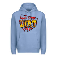 Colony Blue rub some dirt on it softball Premium Hoodie - Jasminsmagicworld