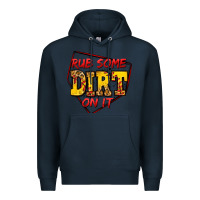 Navy rub some dirt on it softball Premium Hoodie - Jasminsmagicworld