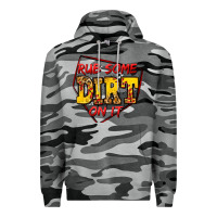 Slate Camo rub some dirt on it softball Premium Hoodie - Jasminsmagicworld