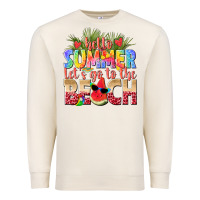 Sandshell hello summer lets go to the beach Premium Sweatshirt - texasbilliewilder