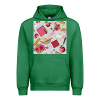 Emerald back to school  seamless pattern Urban Hoodie - BundleAndBundleShop