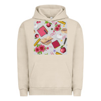 Pigment French Oak back to school  seamless pattern Urban Hoodie - BundleAndBundleShop
