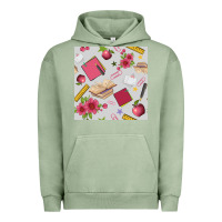 Pigment Oil Green back to school  seamless pattern Urban Hoodie - BundleAndBundleShop