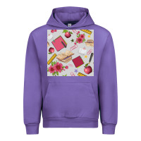 Tulip back to school  seamless pattern Urban Hoodie - BundleAndBundleShop