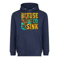 Navy refuse to sink western Heavyweight Hoodie - texasbilliewilder