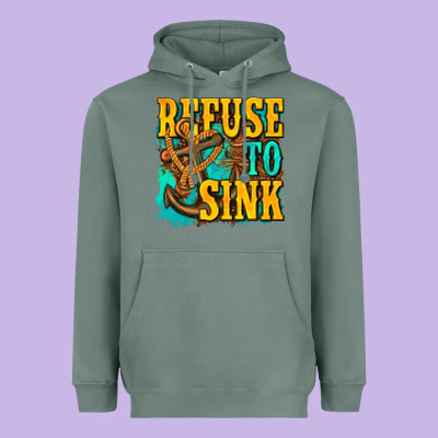 Refuse To Sink Western Heavyweight Hoodie Designed By Texasbilliewilder
