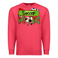 Cardinal soccer mom with leopard Premium Sweatshirt - Zillion Design Studio