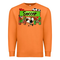 Carrot soccer mom with leopard Premium Sweatshirt - Zillion Design Studio