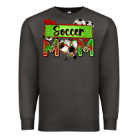 Smoke soccer mom with leopard Premium Sweatshirt - Zillion Design Studio