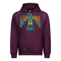 Mauve Wine thunderbird Urban Hoodie - JahusDesignShop