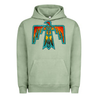 Pigment Oil Green thunderbird Urban Hoodie - JahusDesignShop
