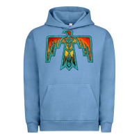 Pigment Pebble Blue thunderbird Urban Hoodie - JahusDesignShop