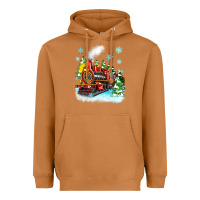 Meerkat christmas polar express Heavyweight Hoodie - Zillion Design Studio