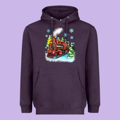 Heavyweight Hoodie christmas polar express