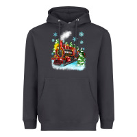 Smoke christmas polar express Heavyweight Hoodie - Zillion Design Studio