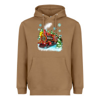 Toasted Coconut christmas polar express Heavyweight Hoodie - Zillion Design Studio