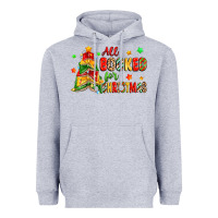 Heather Grey all booked for christmas Heavyweight Hoodie - Zillion Design Studio