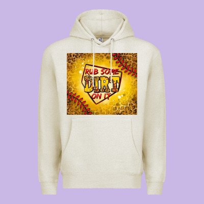 Rub Some Dirt On It Softball Premium Hoodie Designed By Jasminsmagicworld