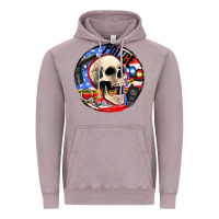 Vintage Zinc police skull and police equipment Vintage Hoodie - AdoDesignShop