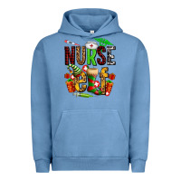Pigment Pebble Blue nurse elf Urban Hoodie - AdoDesignShop