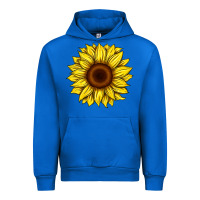 Cobalt sunflower Urban Hoodie - Artiststas