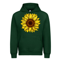 Forest Green sunflower Urban Hoodie - Artiststas