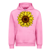 Fuchsia Pink sunflower Urban Hoodie - Artiststas