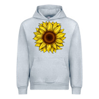 Heather Grey sunflower Urban Hoodie - Artiststas